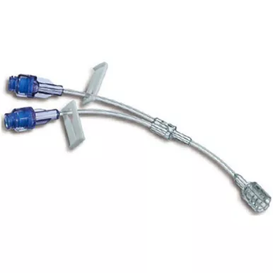 Bifurcated Extension Set 4", 3/10 mL Priming Volume