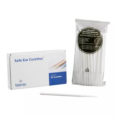 Bionix 9555 - Ear Curette FlexLoop 6 Inch Length Round Handle 4 mm Tip Curved Flexible Oval Loop Tip