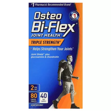 The Bountiful Company 52203 - Osteo Bi-Flex Triple Strength Coated Tablets, 80 Ct