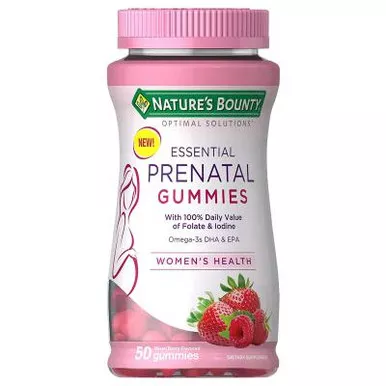 The Bountiful Company 77911 - Optimal Solutions Essential Prenatal Gummies, 50 Ct