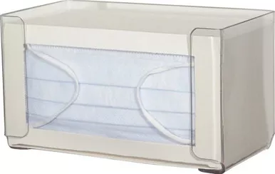 Bowman Manufacturing FP-038 - PPE Dispenser BOWMAN Wall Mount 1-Box Capacity Clear 4.27 X 4.32 X 7.70 Inch PETG Plastic