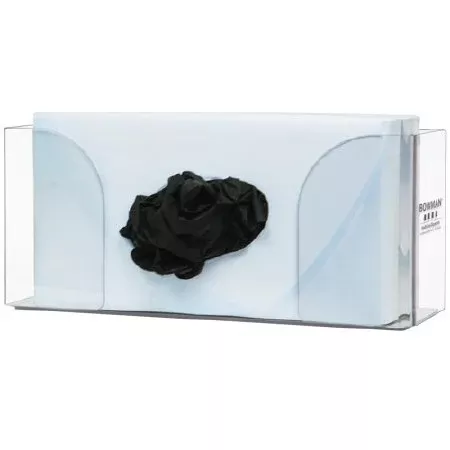 Bowman Manufacturing Glove Box Holder Bowman Horizontal Mounted 1-Box Capacity Clear 3-11/16 X 4-7/8 X 11-3/16 Inch Plastic - Each - GP-310-EA