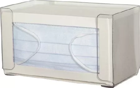 Bowman Manufacturing PPE Dispenser BOWMAN Wall Mount 1-Box Capacity Clear 4.27 X 4.32 X 7.70 Inch PETG Plastic - Each - FP-038-EA
