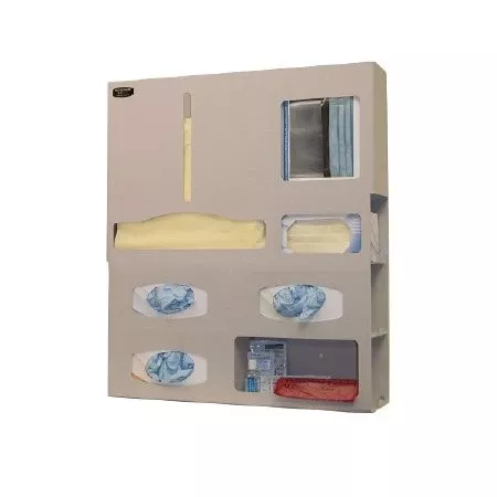 Bowman Manufacturing PPE Dispenser BOWMAN Wall Mount Quartz Beige ABS Plastic - Each - PS016-0212-EA