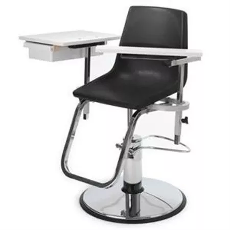 Brandt Industries Power Blood Drawing Chair Double Adjustable Armrests / Interchangeable Neutral Gray - Each - 23700-EA