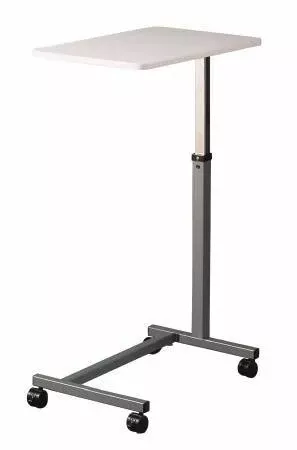 The Brewer Company Overbed Table Non-Tilt Automatic Spring Assisted Lift 43-1/4 Inch Height Range - Each - 11630-EA