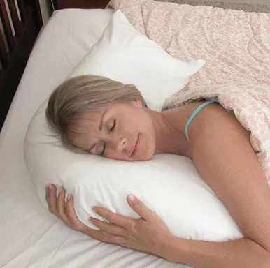 Briggs 554-7915-1900 - Bed Pillow Hugg-A-Pillow 17 X 22 Inch White Reusable