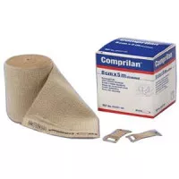 BSN 1028000 - Compression Bandage Comprilan 4 Inch X 5-1/2 Yard Standard Compression Clip Detached Closure Tan NonSterile