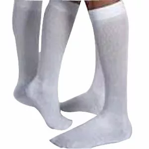 BSN 110832 - Diabetic Compression Socks JOBST SensifooT™ Knee High Medium White Closed Toe