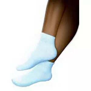 BSN 110837 - Diabetic Compression Socks JOBST SensifooT™ Crew Medium White Closed Toe