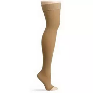 BSN 114205 - Compression Stocking JOBST Relief Thigh High Medium Beige Open Toe