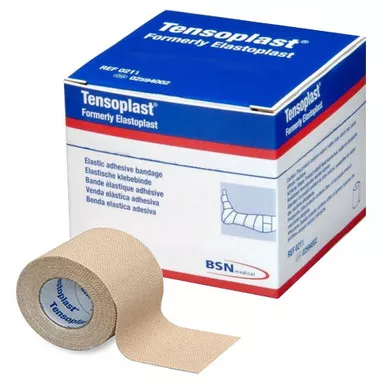 BSN 2595002 - Elastic Adhesive Bandage Tensoplast 3 Inch X 5 Yard Medium Compression No Closure White NonSterile
