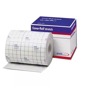 BSN 45553 - Dressing Retention Tape with Liner Cover-Roll Stretch Nonwoven Polyester 4 Inch X 10 Yard White NonSterile