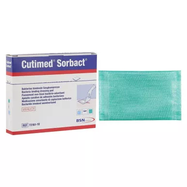 BSN 7216110 - Cutimed Sorbact Non-Adherent Dressing Pad, 2.75" x 3.5"