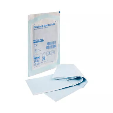 Busse Hospital Disposables 696 - General Purpose Drape Poly Lined Towel Drape 18 W X 26 L Inch Sterile
