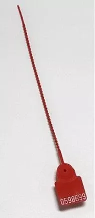 Capsa Solutions Tamper Evident Seal Numbered Red - Pack of 1 - 2419-PK