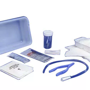 Cardinal Health 3141 - Intermittent Catheter Tray Curity™ Open System 14 Fr. Without Balloon Vinyl