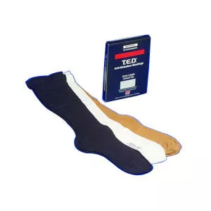 Cardinal Health 4285 - Anti-embolism Stocking T.E.D.™ Knee High X-Large / Long White Closed Toe
