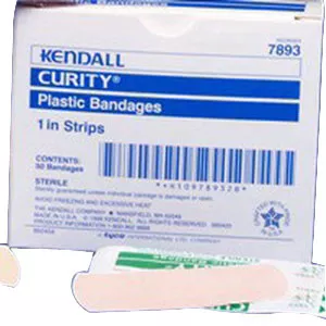 Cardinal Health 44112 - Curity Plastic Bandage 3/4" x 3"