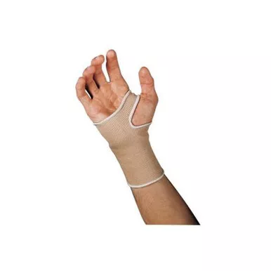 Cardinal Health 5561 BEI SM - Leader Wrist Compression, Beige, Small
