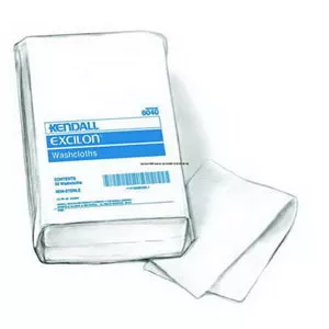 Cardinal Health 6040N - Washcloth Excilon™ 10 X 13 Inch White Disposable