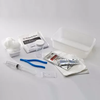 Cardinal Health 7100 - Curity Universal Catheterization Tray with 10 cc Syringe and BZK Prep