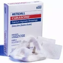 Cardinal Health 9236 - Curasorb Plus Calcium Alginate Dressing 4" x 4"
