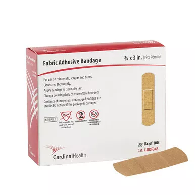 Cardinal Health C-BDF343 - Fabri-Flex Adhesive Bandage 3/4" x 3".