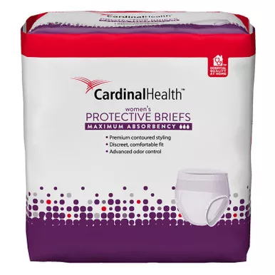 Cardinal Health UWFBLXL - Cardinal Maximum Absorbency FlexRight Protective Underwear for Women, Large/Extra Large, 45 - 58", 130 - 230 lbs