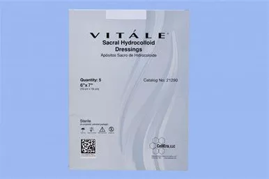 Cellera 21290 - Vitale Hydrocolloid Sacral Dressing, 6" x 7"