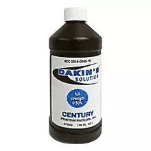 Century Pharmaceuticals 0436-0669-16 - Wound Cleanser Di-Dak-Sol Diluted Dakin's Solution 16 oz. Twist Cap Bottle NonSterile Antimicrobial