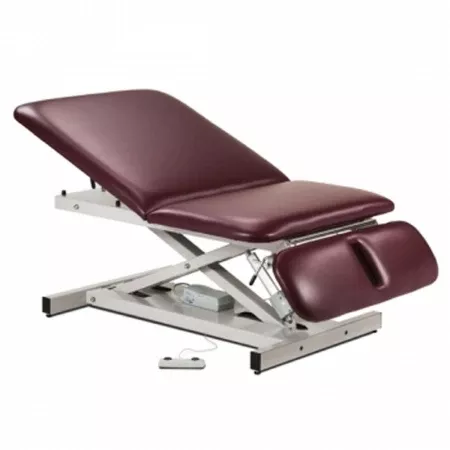Clinton Industries Bariatric Treatment Table with Drop Section Extra Wide Power Height - Each - 84430-40-3BG-EA