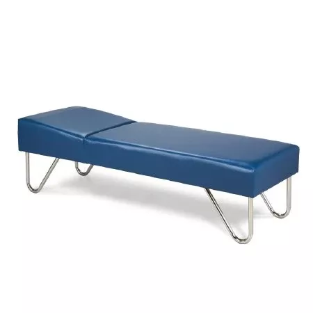 Clinton Industries Chrome-Leg Couch Recovery Couch Model 3600 Fixed Height - Each - 3600-24-WG-EA