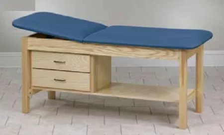 Clinton Industries Treatment Table with Drawer ETA Classic Series Fixed Height - Each - 1013-27-1NT-3BK-EA