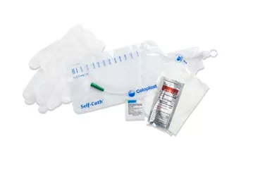 Coloplast 2114 - Intermittent Closed System Catheter Self-Cath Soft Straight Tip 14 Fr. Without Balloon Lubricated PVC