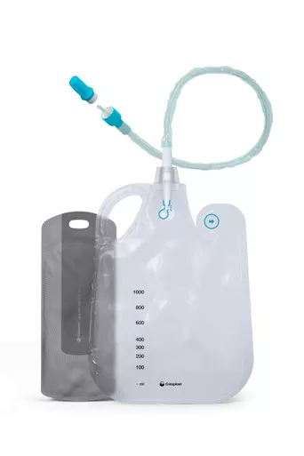 Coloplast 28932 - SpeediCath Flex Set Catheter and Bag, 12 FR, 13"