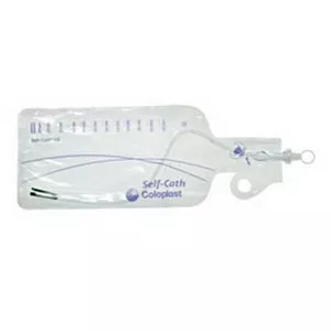Coloplast 3614 - Intermittent Closed System Catheter Kit Self-Cath Coude Tip 14 Fr. Without Balloon Lubricated PVC