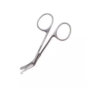 Coloplast 95050 - Ostomy Scissors Coloplast Finger Ring Handle Curved Blunt Tip / Blunt Tip