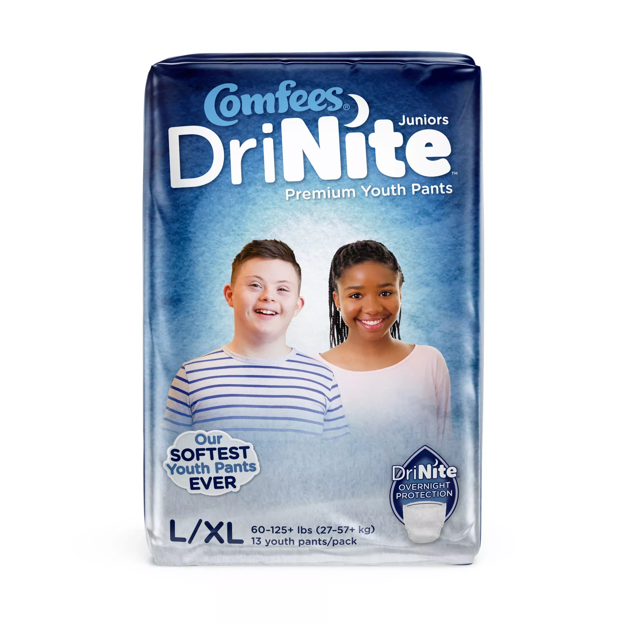 Comfees Youth Pants, Large/X-Large- Package of 13