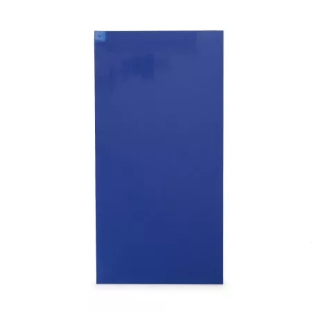 Connecticut Clean Room Adhesive Floor Mat Poly Tack 18 x 36 Inch Blue Polyethylene Film - Case of 120 - K-101B-CS