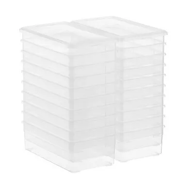 The Container Store 10063685 - Our Shoe Box with Lid, Clear