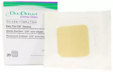 ConvaTec 187901 - Hydrocolloid Dressing DuoDERM Extra Thin 3 X 3 Inch Square Sterile