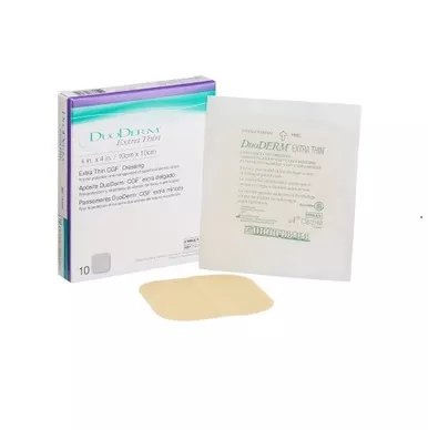 ConvaTec 187955 - Hydrocolloid Dressing DuoDERM Extra Thin 4 X 4 Inch Square Sterile