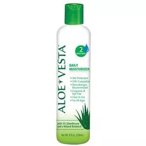 ConvaTec 324809 - Hand and Body Moisturizer Aloe Vesta 8 oz. Bottle Unscented Lotion CHG Compatible