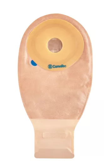 ConvaTec 421858 - Esteem + One-Piece Drainable Pouch with InvisiClose, Filter, Stomahesive, 12" Two-Sided Comfort Panel Opaque, 13/16" x 2-3/4"