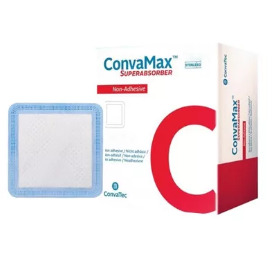 ConvaTec 422573 - ConvaMax Superabsorber Non-Adhesive Wound Dressing, 8" x 12"