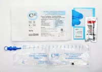 ConvaTec CS10 - Intermittent Catheter Kit Cure Catheter™ Closed System / Straight Tip 10 Fr. Without Balloon