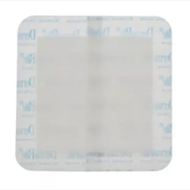 Dermarite 00263E - Adhesive Dressing DermaRite Bordered Gauze 6 X 6 Inch Gauze Square White Sterile