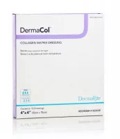 Dermarite 00303E - Collagen Dressing DermaCol™ Without Border Collagen / Sodium Alginate / Carboxyl Methylcellulose (CMC) / Ethylenediamine-tetraacetic Acid (EDTA) 4 X 4 Inch 10 Count