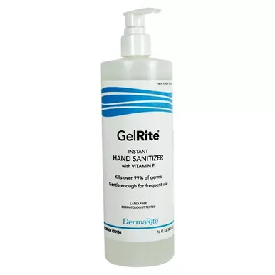 Dermarite 106 - Gelrite Hand Sanitizer with Vitamin E, 16 oz.